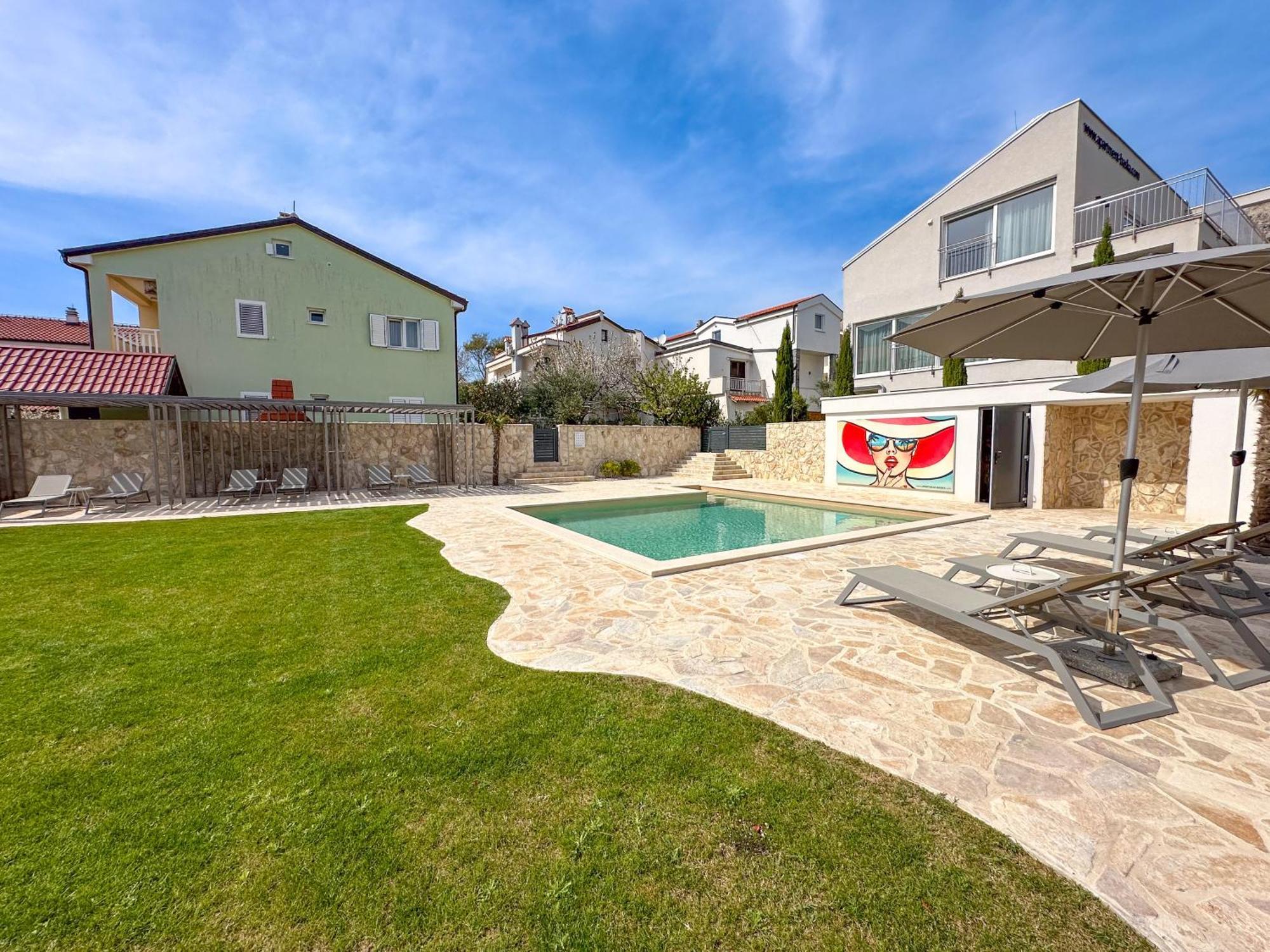 Apartment Baska, Exklusive Apartments Mit Poolarea In Baska, Krk - Kroatien מראה חיצוני תמונה