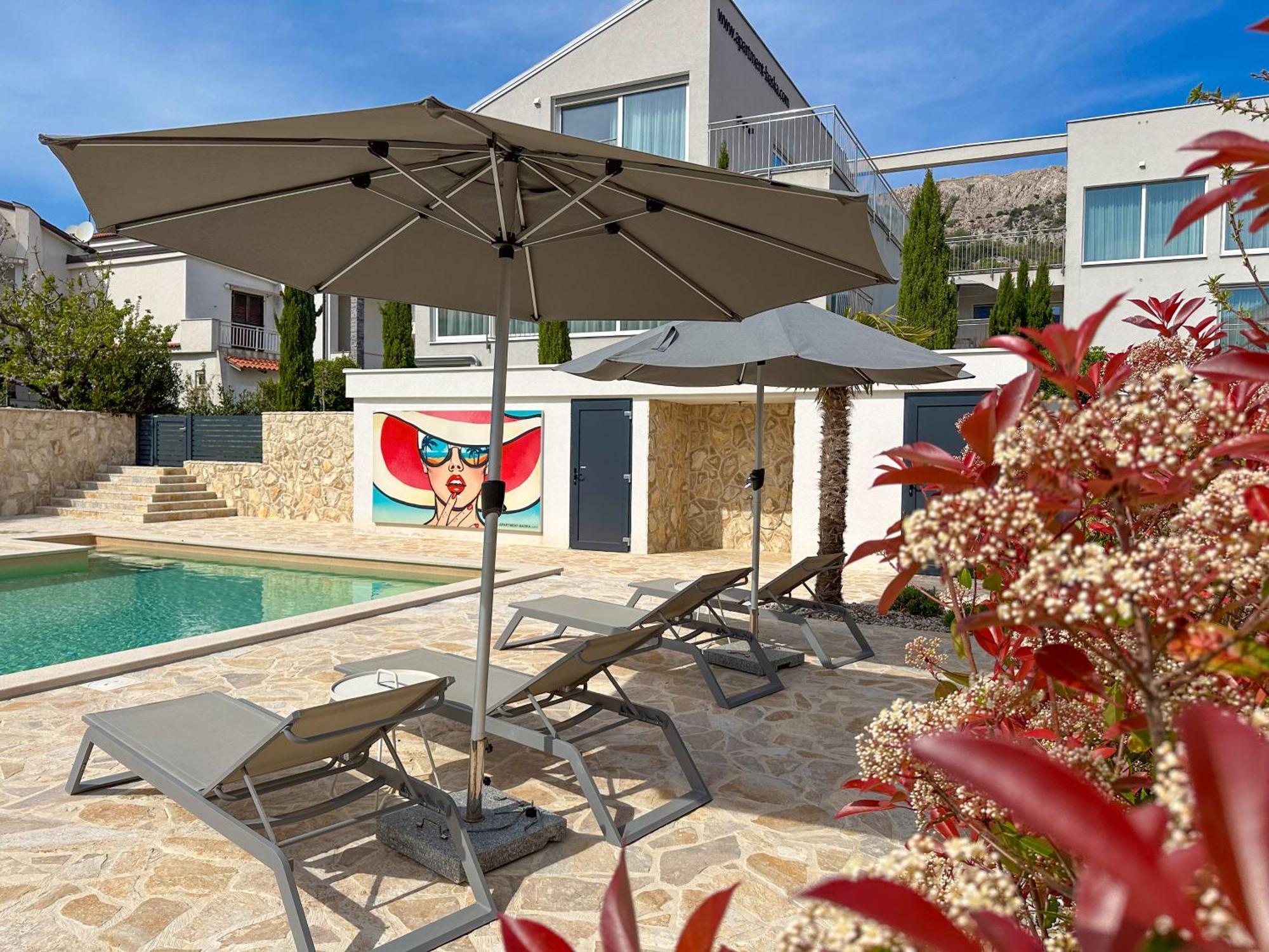 Apartment Baska, Exklusive Apartments Mit Poolarea In Baska, Krk - Kroatien מראה חיצוני תמונה
